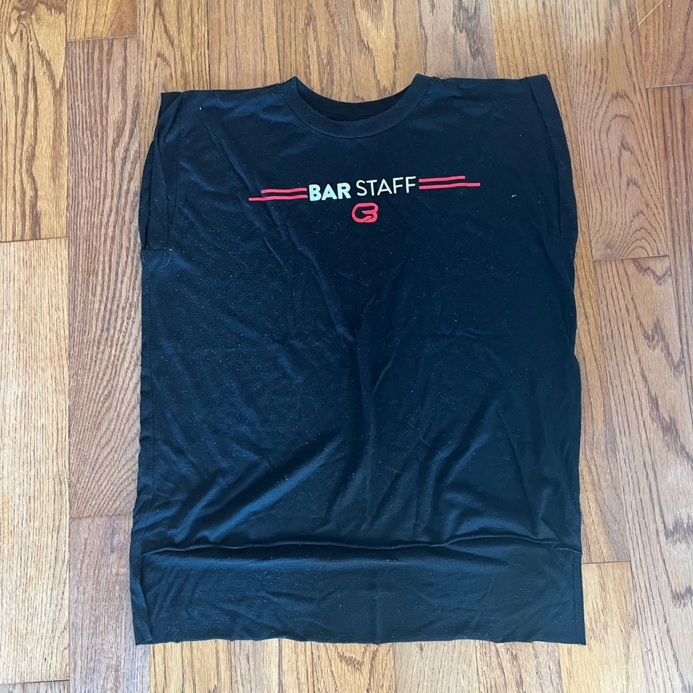 CycleBar bar staff muscle tank